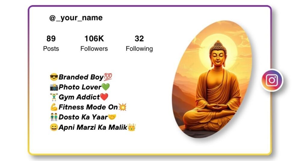 Buddhist Bio for Instagram